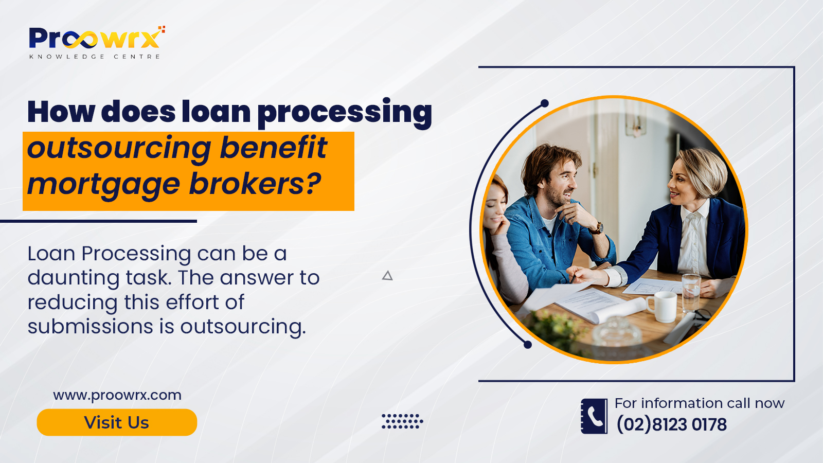 How does loan processing outsourcing benefit mortgage brokers?