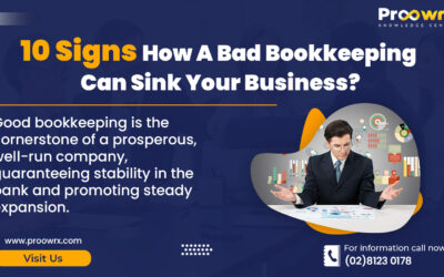 10 Signs How A Bad Bookkeeping Can Sink Your Business?