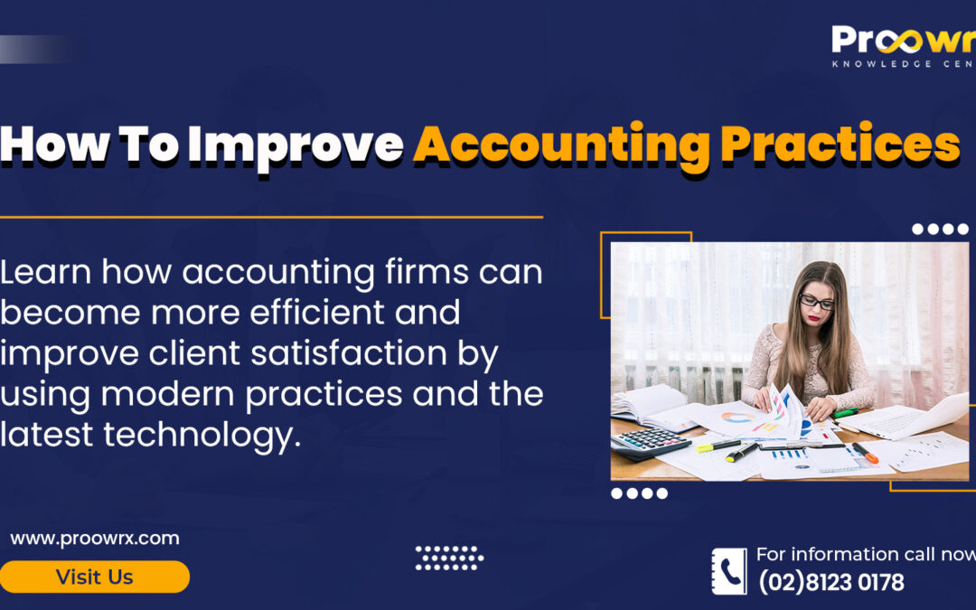 How To Improve Accounting Practices