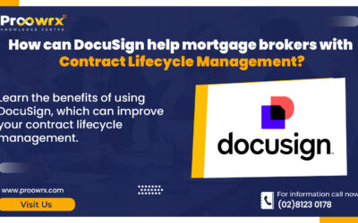 How can DocuSign help mortgage brokers with Contract Lifecycle Management?